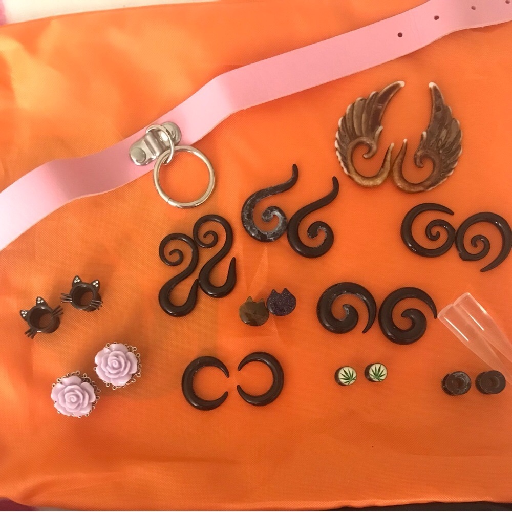🟪Woman’s Bundle Deal Lot Of Gauges and Choker One Price Takes All